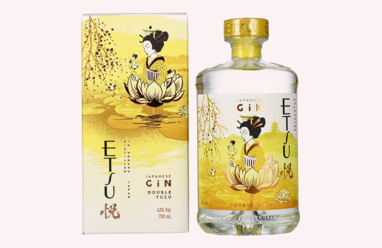 Etsu Gin DOUBLE YUZU Limited Edition 43% Vol. 0,7l in geschenkverpakking