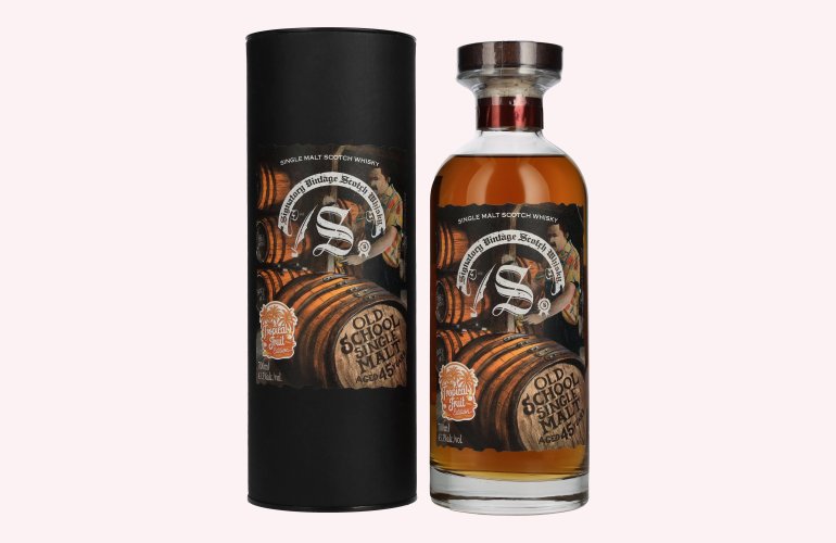 Signatory Vintage 45 Years Old OLD SCHOOL Tropical Fruit Edition 43,3% Vol. 0,7l in geschenkverpakking