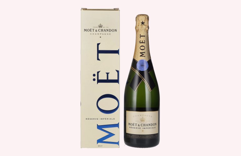 Moët & Chandon Champagne RÉSERVE IMPÉRIALE Brut 12% Vol. 0,75l in geschenkverpakking