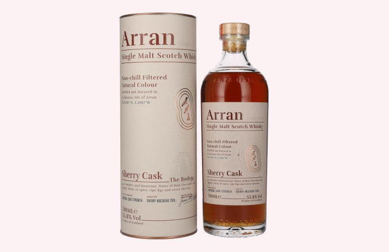 Arran Single Malt SHERRY CASK The Bodega 55,8% Vol. 0,7l en boîte cadeau