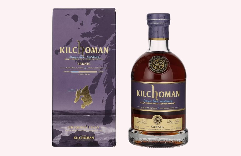 Kilchoman SANAIG Islay Single Malt Scotch Whisky 46% Vol. 0,7l en boîte cadeau