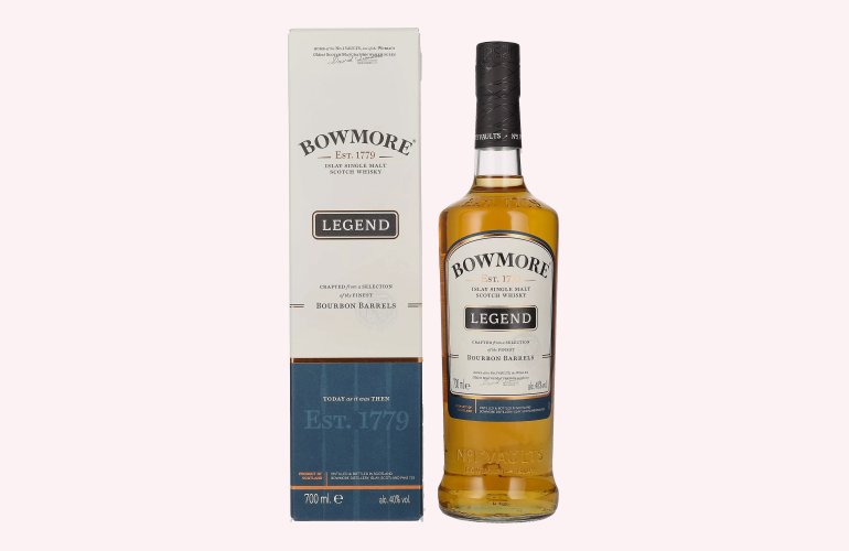 Bowmore LEGEND Islay Single Malt 40% Vol. 0,7l in geschenkverpakking