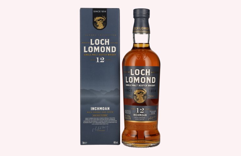 Loch Lomond Inchmoan 12 Years Old Single Malt Smoke & Spice 46% Vol. 0,7l en boîte cadeau