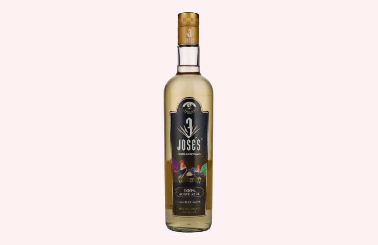 3 Josés Tequila REPOSADO 100% Agave Azul 40% Vol. 0,7l