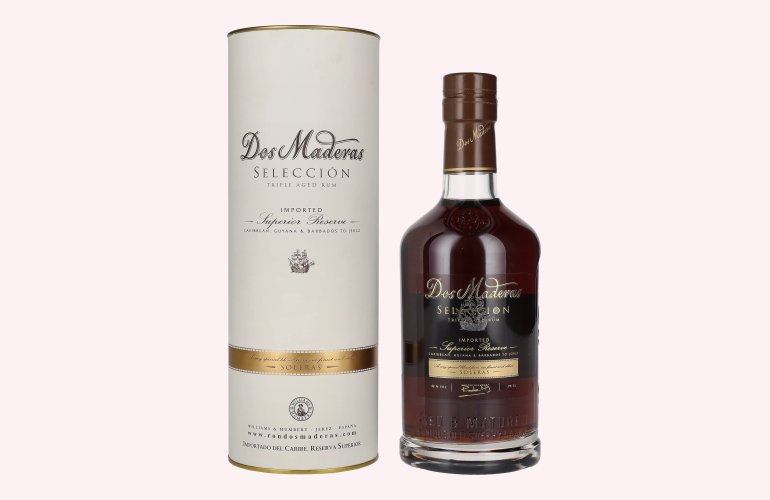 Dos Maderas Selección Superior Reserve Triple Aged Rum 42% Vol. 0,7l in geschenkverpakking