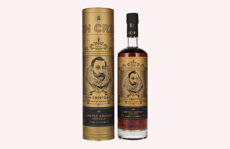 Ron Cristóbal Santa Maria Marsala Limited Edition 44% Vol. 0,7l in geschenkverpakking