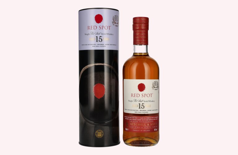 Red Spot 15 Years Old Single Pot Still Irish Whiskey 46% Vol. 0,7l in Tinbox