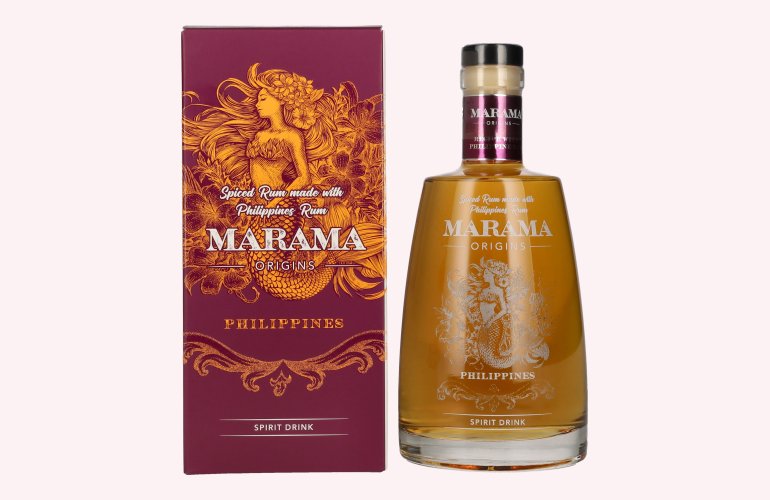 Marama ORIGINS Philippines Spiced Rum 40% Vol. 0,7l in Giftbox