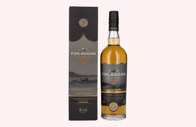 Finlaggan Cask Strength Small Batch Release 58% Vol. 0,7l in geschenkverpakking