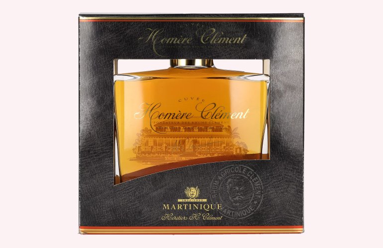 Homére Clément Cuvée Rhum Vieux Agricole Hors D'Âge 44% Vol. 0,7l en boîte cadeau