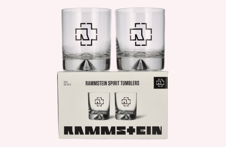 Rammstein Spirit Tumblers in geschenkverpakking 2 Stück zonder kalibratie