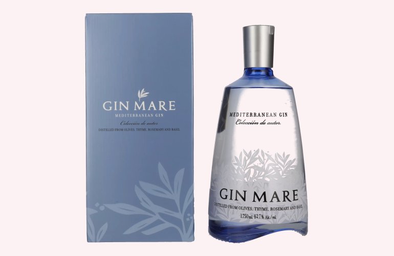 Gin Mare Mediterranean Gin 42,7% Vol. 1,75l in geschenkverpakking