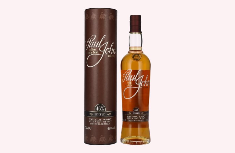 Paul John EDITED Indian Single Malt Whisky 46% Vol. 0,7l en boîte cadeau