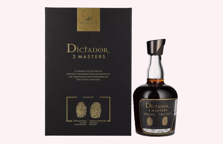 Dictador 2 MASTERS 1977 40 Years Old Despagne 2nd Release 46,3% Vol. 0,7l in geschenkverpakking