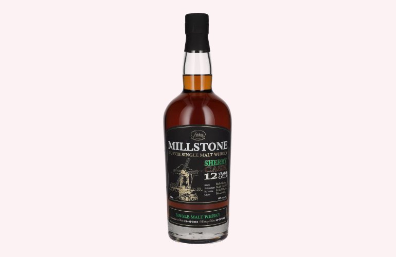 Millstone 12 Years Old Dutch Single Malt Whisky Sherry Cask 46% Vol. 0,7l