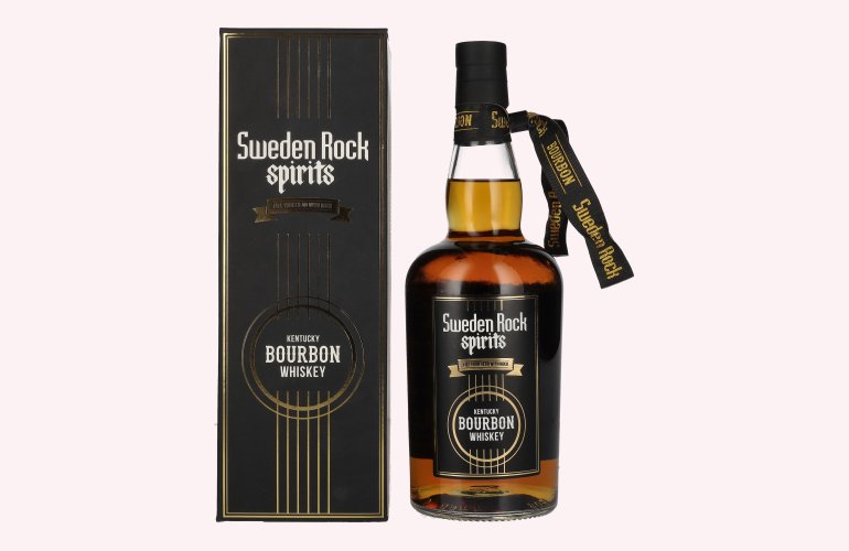 Sweden Rock Spirits Kentucky Bourbon Whiskey 44,7% Vol. 0,7l in geschenkverpakking