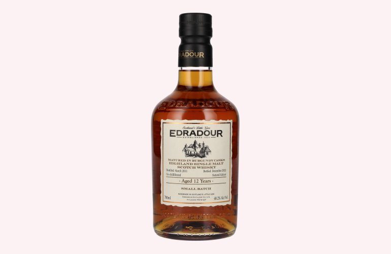 Edradour 12 Years Old Burgundy Cask Highland Single Malt Whisky 2011 48,2% Vol. 0,7l