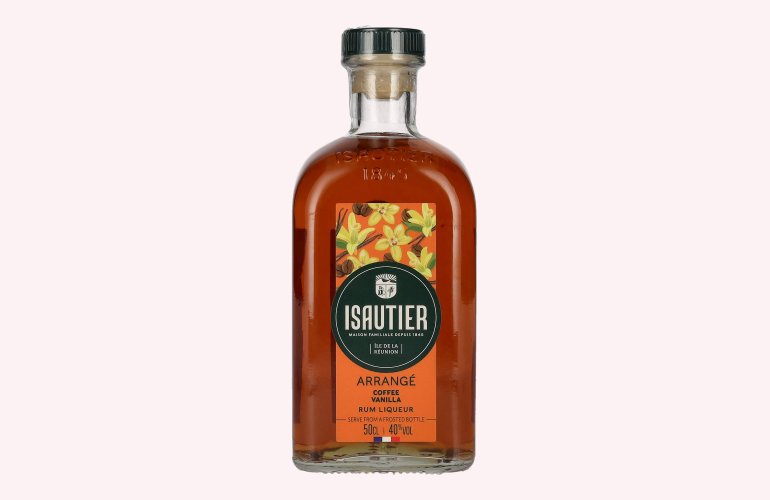 Isautier Arrangé COFFEE VANILLA Rum Liqueur 40% Vol. 0,5l