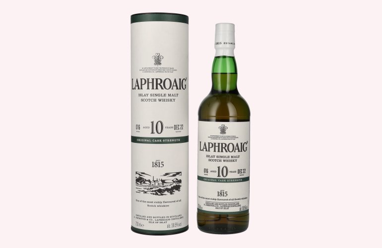 Laphroaig 10 Years Old Original Cask Strength Batch 16 58,5% Vol. 0,7l in Giftbox