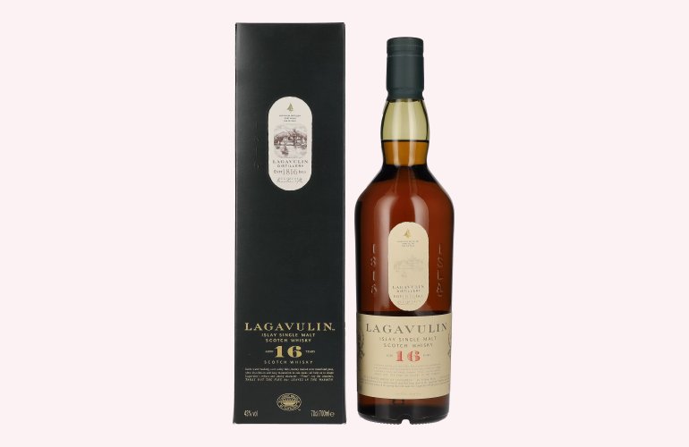 Lagavulin 16 Years Old Single Malt Whisky 43% Vol. 0,7l in geschenkverpakking