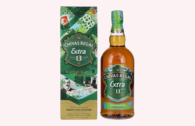 Chivas Regal EXTRA 13 Years Old IRISH CASKS SELECTION 40% Vol. 1l en boîte cadeau