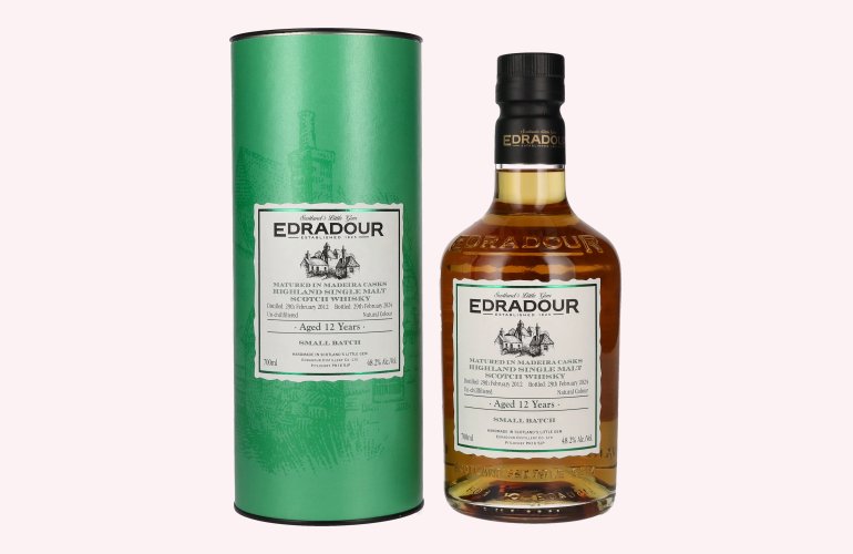 Edradour 12 Years Old Madeira Casks Highland Single Malt 2012 48,2% Vol. 0,7l in geschenkverpakking