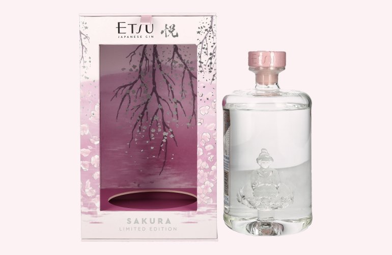 Etsu Japanese Gin SAKURA Limited Edition 43% Vol. 0,7l en boîte cadeau