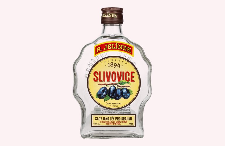 R. Jelínek Slivovice Plum Brandy 45% Vol. 0,5l