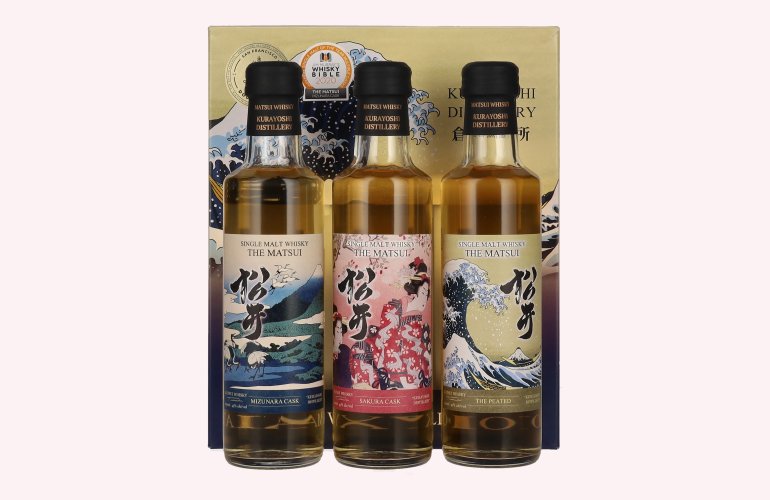 Matsui Whisky THE MATSUI Whisky Collection 43% Vol. 3x0,2l in Geschenkbox