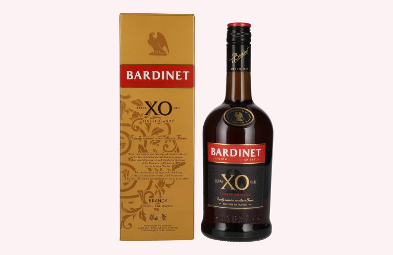 Bardinet XO Extra Old French Brandy 40% Vol. 0,7l en boîte cadeau