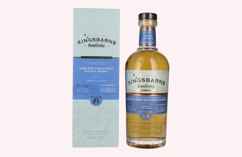 Kingsbarns LOCH LEVEN Lowland Single Malt Scotch Whisky 57,5% Vol. 0,7l en boîte cadeau