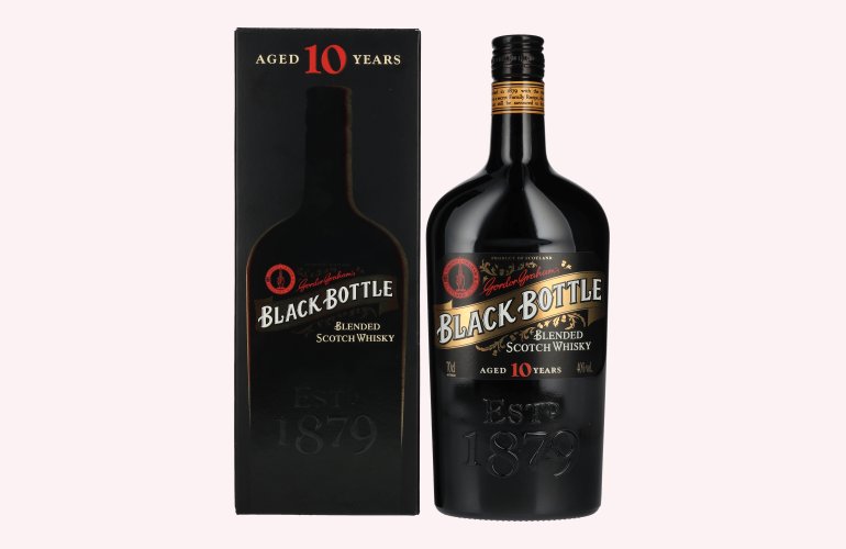 Black Bottle 10 Years Old Blended Scotch Whisky 40% Vol. 0,7l in Geschenkbox