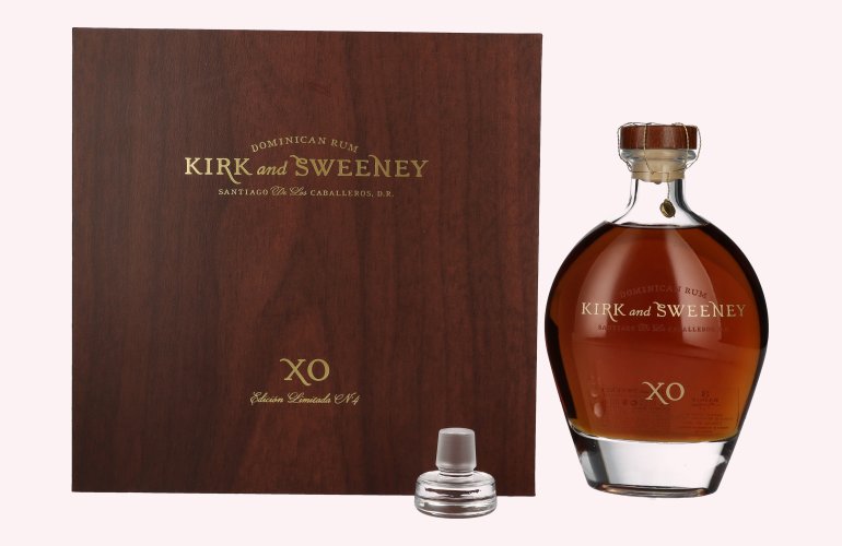 Kirk and Sweeney XO Dominican Rum Edicion Limitada No. 4 bio 65,5% Vol. 0,7l en boîte cadeau