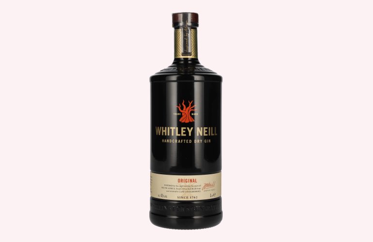 Whitley Neill ORIGINAL Handcrafted Dry Gin 43% Vol. 1l