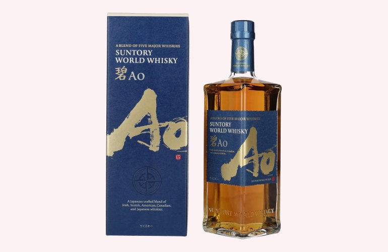 Suntory AO World Blend Whisky 43% Vol. 0,7l en boîte cadeau