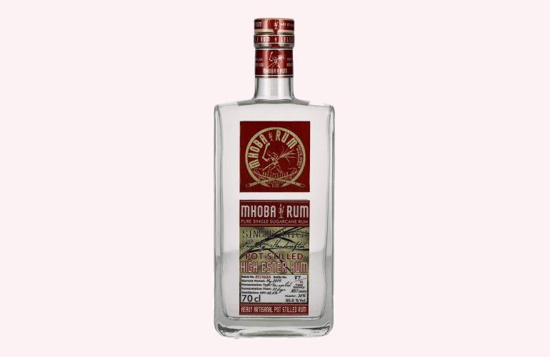 Mhoba Rum Pot Stilled HIGH ESTER Rum 65,6% Vol. 0,7l