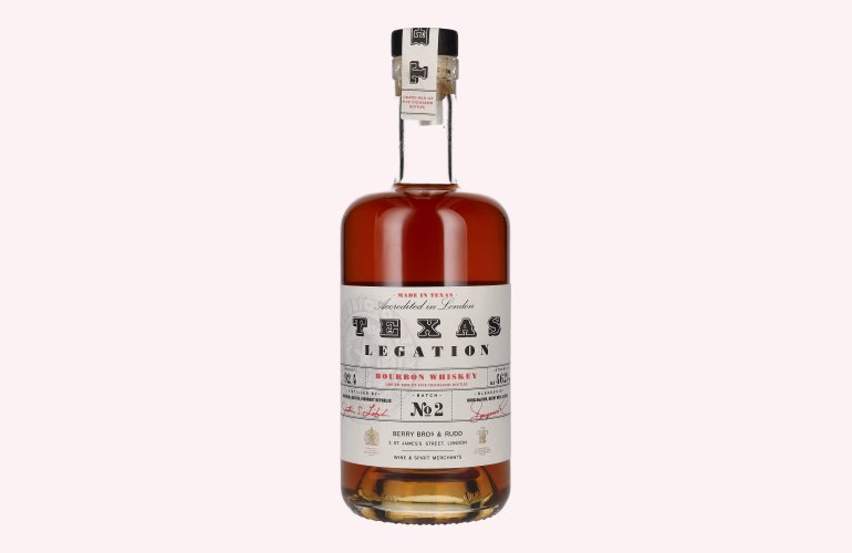 Texas Legation Bourbon Whiskey Batch 2 46,2% Vol. 0,7l