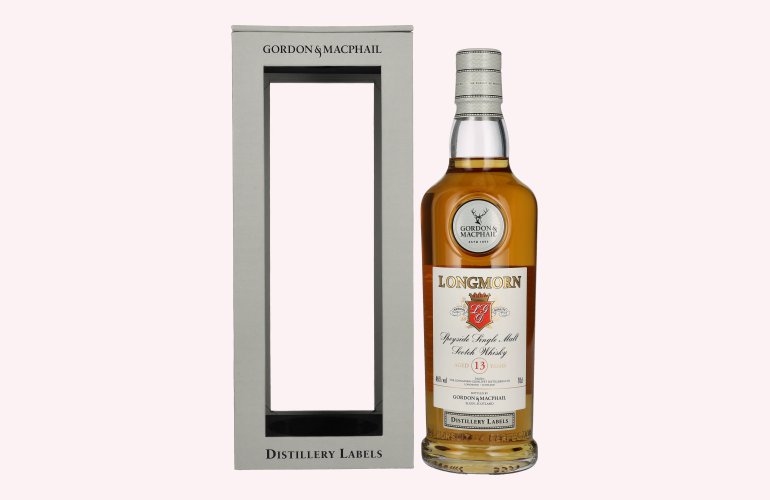 Gordon & MacPhail LONGMORN 13 Years Old Distillery Labels Speyside Single Malt Whisky 46% Vol. 0,7l in Giftbox