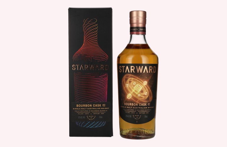 Starward BOURBON CASK Single Malt Australian Whisky # 2 52% Vol. 0,7l en boîte cadeau