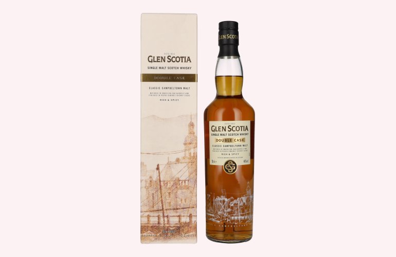 Glen Scotia DOUBLE CASK Single Malt Scotch Whisky 46% Vol. 0,7l en boîte cadeau