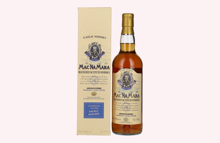 Gaelic Whisky MACNAMARA Madeira Cask Finish Blended Scotch Whisky 40% Vol. 0,7l in Geschenkbox