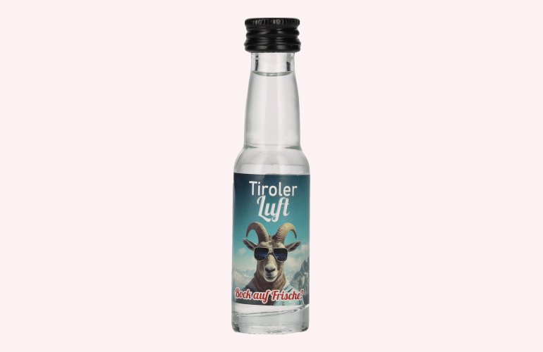 Tiroler Luft Waldbeerlikör met Minze 18% Vol. 0,02l