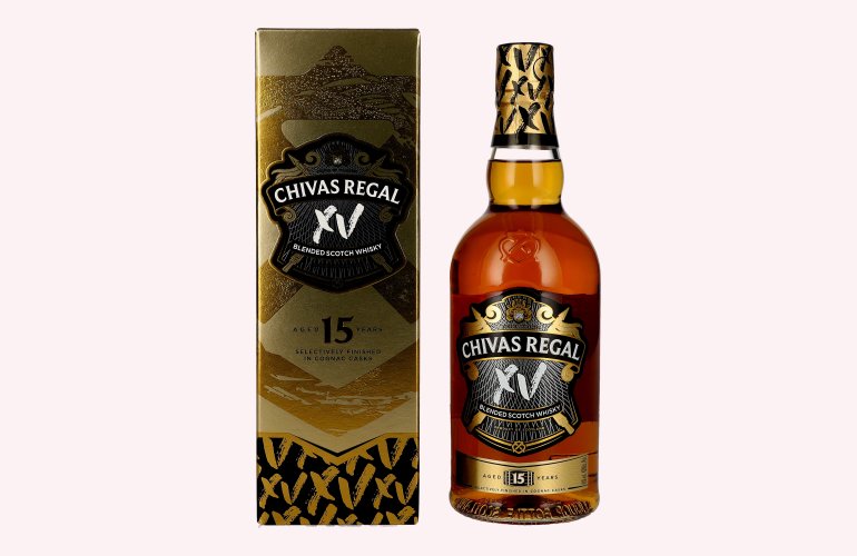 Chivas Regal XV 15 Years Old Blended Scotch Whisky 40% Vol. 0,7l in geschenkverpakking