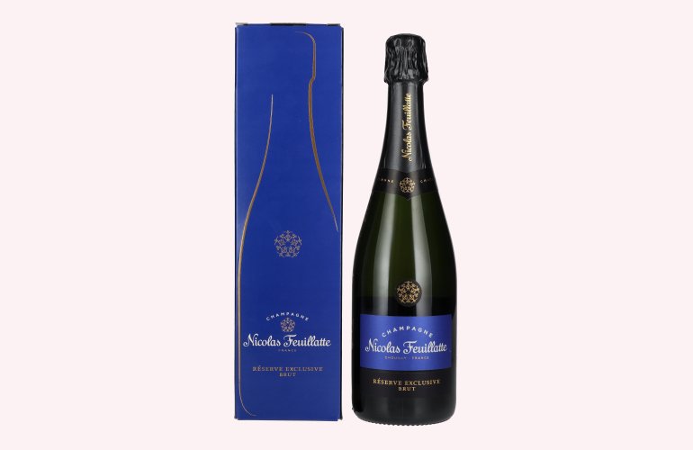 Nicolas Feuillatte Champagne Réserve Exclusive Brut 12% Vol. 0,75l in Giftbox