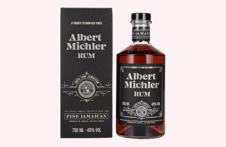 Michlers 100% Fine Jamaican Artisanal Dark Rum 40% Vol. 0,7l en boîte cadeau