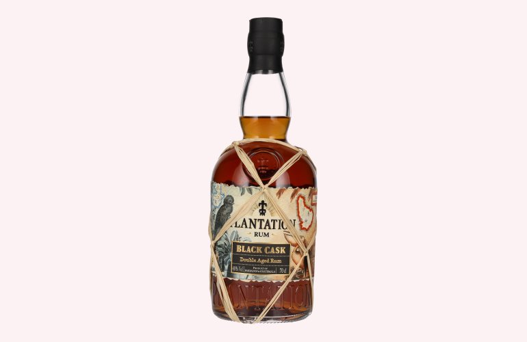 Plantation Rum BLACK CASK Barbados & Guatemala Double Aged Rum 40% Vol. 0,7l