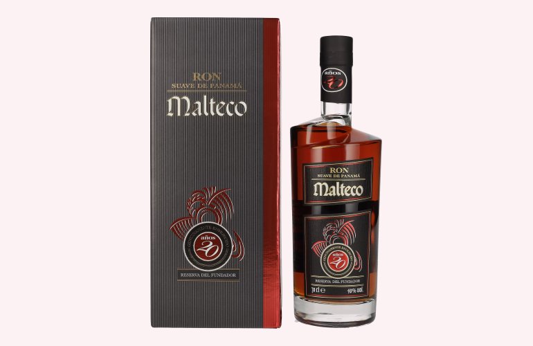 Ron Malteco 20 Años Reserva del Fundador 40% Vol. 0,7l en boîte cadeau