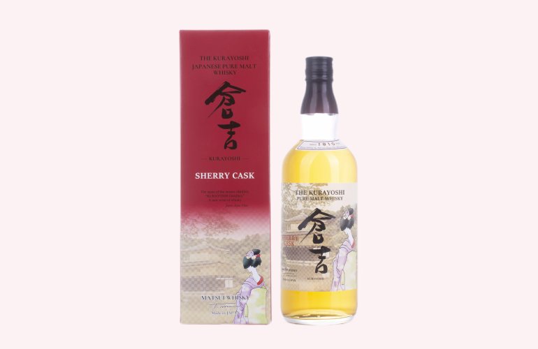 Matsui Whisky THE KURAYOSHI Pure Malt Whisky SHERRY CASK 43% Vol. 0,7l en boîte cadeau