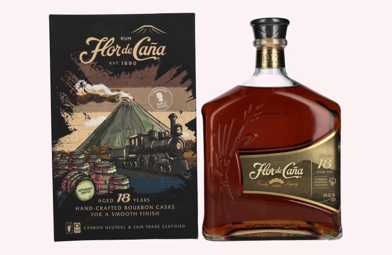 Flor de Caña Centenario 18 Years Old LEGACY EDITION I 40% Vol. 1l in geschenkverpakking