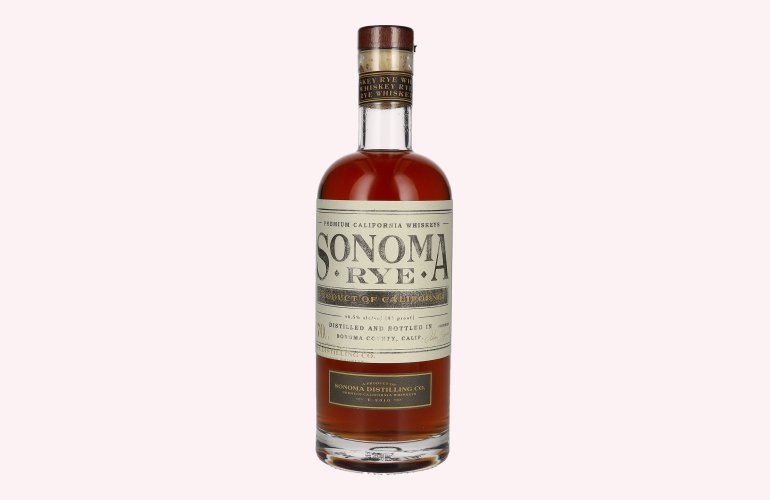 Sonoma RYE Premium California Whiskey 46,5% Vol. 0,7l